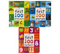 Priddy Books First 100 Collection: First 100 Numbers, First 100 Animals & First 100 Dinosaurs - Three Essential Soft-to-Touch Board Books for Early Learning (3-Book Set)