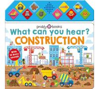 Priddy Books What Can You Hear? Construction Board book Book Priddy Books Multicolor