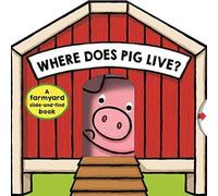 Priddy Books Where Does Pig Live? Board book Book Priddy Books Multicolor
