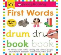 Priddy Books Wipe Clean Workbook: First Words Spiral bound Priddy Books Multicolor