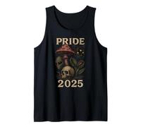 Pride 2025, Strange, Eerie, Spooky Gay Lesbian LGBT Scary Tank Top