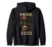 Pride 2025, Strange, Eerie, Spooky Gay Lesbian LGBT Scary Zip Hoodie
