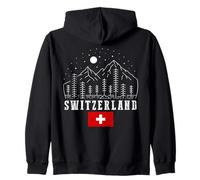 Pride And Heritage Switzerland Flag | Swiss | Switzerland Zip Hoodie