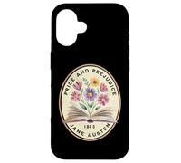 Pride and Prejudice Distressed Book Design Jane Austen Case for iPhone 16