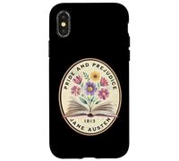 Pride and Prejudice Distressed Book Design Jane Austen Case for iPhone X/XS