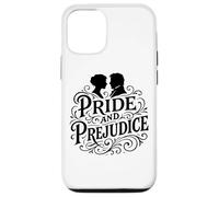 Pride and Prejudice Elizabeth Bennet Mr. Darcy Silhouettes Case for iPhone 12/12 Pro