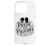 Pride and Prejudice Elizabeth Bennet Mr. Darcy Silhouettes Case for iPhone 15 Pro Max