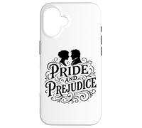 Pride and Prejudice Elizabeth Bennet Mr. Darcy Silhouettes Case for iPhone 16