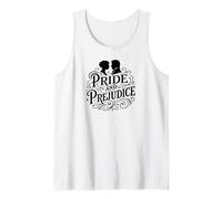 Pride and Prejudice Elizabeth Bennet Mr. Darcy Silhouettes Tank Top