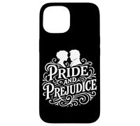 Pride and Prejudice Elizabeth Bennet Mr. Darcy White Print Case for iPhone 15