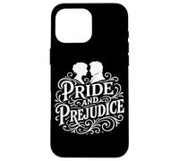 Pride and Prejudice Elizabeth Bennet Mr. Darcy White Print Case for iPhone 16 Pro Max