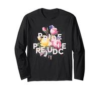 Pride and Prejudice Floral Design Long Sleeve T-Shirt