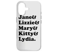 Pride and Prejudice Jane Austen - Bennet Sisters Case for iPhone 17