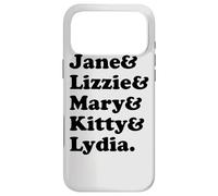 Pride and Prejudice Jane Austen - Bennet Sisters Case for iPhone 17 Pro Max