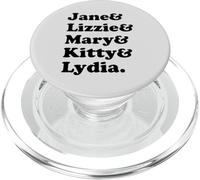 Pride and Prejudice Jane Austen - Bennet Sisters PopSockets PopGrip for MagSafe