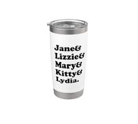 Pride and Prejudice Jane Austen - Bennet Sisters Stainless Steel Insulated Tumbler