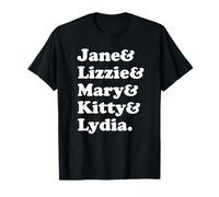 Pride and Prejudice Jane Austen - Bennet Sisters T-Shirt