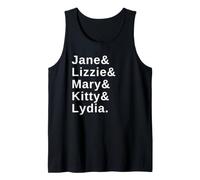 Pride and Prejudice/Jane Austen Bennet Sisters Tank Top