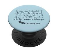 Pride and Prejudice Jane Austen booktok bookish merch PopSockets Adhesive PopGrip