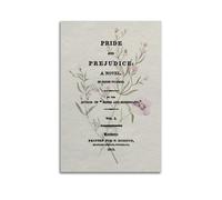 Pride And Prejudice Literary (4) Wall Decoration Posters Motivational Wall Posters Suitable for Office Gym Bedroom Decoration AestheticUnframe-style 20x30inch(50x75cm)