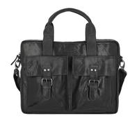 Pride and Soul Briefcase leather 40 cm laptop compartment black