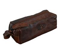 Pride and Soul Cowhide Pencil Case Chestnut