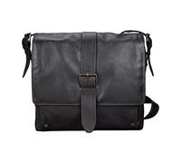 Pride and Soul FB1147134 - fixbag NEO Shoulder Bag with Klickfix Adaptor Plate and Handlebar Adapter for Bicycle, Laptop Bag for 12 Inch Notebooks, Genuine Leather, Approx. 32 x 34 x 13 cm, Dark Brown