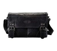 Pride and Soul Queen's Sensation 47501 Shoulder Bag, Women's Handbag with Adjustable Shoulder Strap, Genuine Leather Bag, Everyday Bag with Mobile Phone Pocket, Black, Approx. 20 x 30 x 7 cm