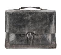 Pride and Soul Scratch briefcase leather 36 cm black
