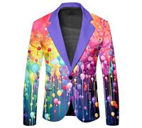 Pride Blazer- LGBT Flag Rainbow LGBTQ Accessories Pride Month Tops Suit Jacket Gay Transgender Bisexual Non-Binary Pansexual Clothing Clothes Pride Outfits Pride Clothes Gay Pride Vest Pride Tops