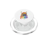 Pride Colorful Snail Rainbow Flag Proud LGBT Supporter PopSockets PopGrip for MagSafe