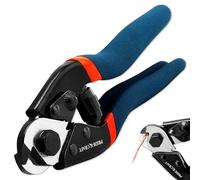 PRIDE&CRAFT 7.5 Inches Wire Cutter Heavy Duty Snips Rope Cutters Pliers Clean and Smooth Cutting Tool for Crafting, Wire, Steel Wire Rope, Chicken Wire, Electrical