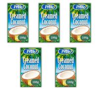 Pride Creamed Coconut 198gr Blocks - Coconut Cream for pina colada (5x198g)