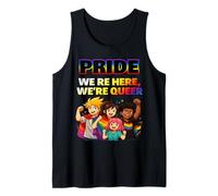 Pride Crew - We’re Here, We’re Queer Tank Top