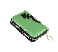 Pride Flag Identity Green Women's Wallet Zip Around RFID Blocking Credit Card Holder Leather Travel Cash Wallet with Coin Pocket