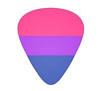 Pride Flag Printed Guitar Picks Personalized Guitar Plectrums 12 Pcs For Acoustic Guitar Electric Guitar And Bass Bulk Guitar Pick One Size
