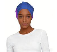 Pride Flag Printed Pre Tied Turban Cap, Lightweight Headscarf Stylish Headwear, for Women Sleep