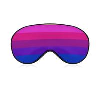Pride Flag Vivid Color Sleep Mask with Adjustable Strap, Comfortable & Soft Eye Mask for Sleeping Light Blocking, Lightweight & Breathable Eye Cover for Men Women