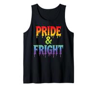 Pride & Fright Rainbow LGBTQ Spooky Halloween Tank Top