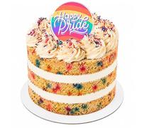 Pride Funfetti Bento Cake - 5 inch | Limited Edition Vanilla Sponge | Serves 4-6 Portions | Sprinkles Sponge & Buttercream Cake | Handcrafted By Our Expert Bakers
