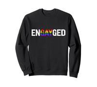 Pride Funny Gay Marriage Engayged Sweatshirt