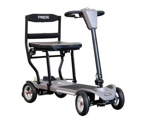 Pride GoGo MG2 Ultralight Folding Travel Mobility Scooter with Lithium Battery - Only 14.7kg (Grey)
