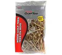 Pride Golf Tee, 2-3/4-Inch Deluxe Tee, 100 Count Bag, Natural