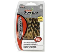 Pride Golf Tee Evolution Striped Golf Tees (Pack of 30), 2-3/4", Natural