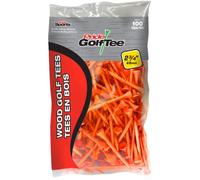 Pride Golf Tee unisex adult 100 Count Bag Golf Tees, Citrus Orange, Count US