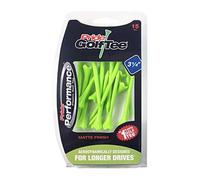 Pride Golftee Performance Plastic Golf Tee's Pride Matte Finish, Green (3 1/4"), Clamshell of 15
