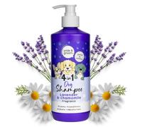 Pride & Groom 4-in-1 Dog Shampoo - Calms, Conditions, Cleans and Moisturises | Gentle and Calming (Lavender & Chamomile, 500ml)