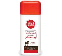 Pride & Groom Medicated Doggie Shampoo Cherry 300Ml
