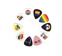 Pride Guitar Picks (10 medium picks in a packet)(LGBT Special Edition)