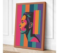Pride in Profile Canvas Wall Art Print 18x12 Inch | Ready to Hang, Gallery Wrapped, Fade-Resistant Inks, Securely Packaged, UK Made